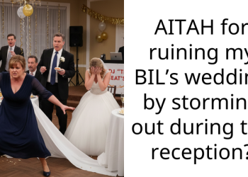 AITAH for ruining my BIL’s wedding by storming out during the reception?