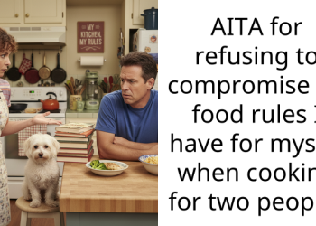 AITA for refusing to compromise on food rules I have for myself when cooking for two people?