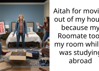 Aitah for moving out of my house because my Roomate took my room while I was studying abroad
