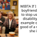 WIBTA If I told my boyfriends mom to stop using my disability as an example of how ” good of a mother” she is?