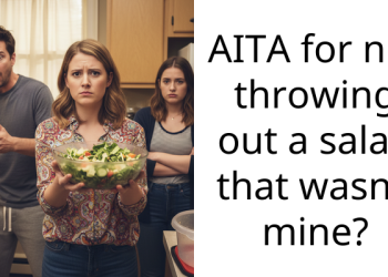 AITA for not throwing out a salad that wasn’t mine?