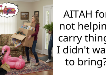 AITAH for not helping carry things I didn’t want to bring?