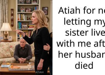 Atiah for not letting my sister live with me after her husband died