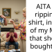 AITA for ripping a shirt, in front of my Mom, that she just bought me?