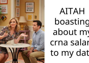AITAH boasting about my crna salary to my date