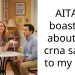 AITAH boasting about my crna salary to my date
