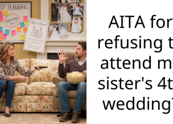 AITA for refusing to attend my sister’s 4th wedding?
