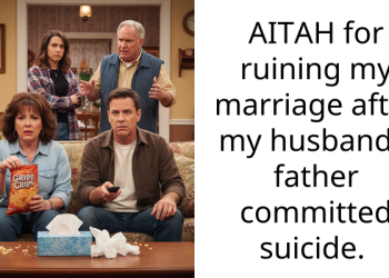AITAH for ruining my marriage after my husband’s father committed su***de.