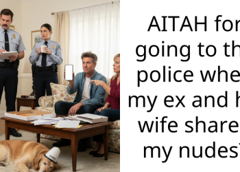 AITAH for going to the police when my ex and his wife shared my nudes?