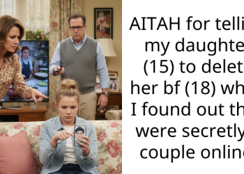 AITAH for telling my daughter (15) to delete her bf (18) when I found out they were secretly a couple online.