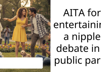 AITA for entertaining a n***le debate in a public park?