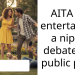 AITA for entertaining a n***le debate in a public park?