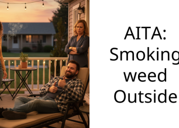 AITA: Smoking weed Outside
