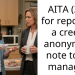AITA (21F) for reporting a creepy anonymous note to my manager?