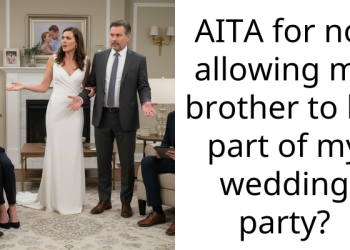 AITA for not allowing my brother to be part of my wedding party?