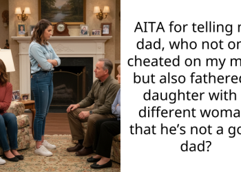 AITA for telling my dad, who not only cheated on my mom but also fathered a daughter with a different woman, that he’s not a good dad?