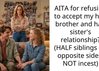 AITA for refusing to accept my half brother and half sister’s relationship? (HALF siblings on opposite sides, NOT i***st)