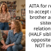 AITA for refusing to accept my half brother and half sister’s relationship? (HALF siblings on opposite sides, NOT i***st)