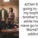 AITAH for not going to stay at my boyfriend’s brother’s house while his SIL & niece go to Disney World? TW: addiction