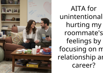 AITA for unintentionally hurting my roommate’s feelings by focusing on my relationship and career?