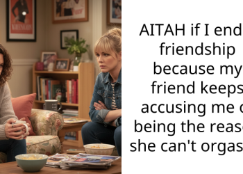 AITAH if I end a friendship because my friend keeps accusing me of being the reason she can’t o***sm?
