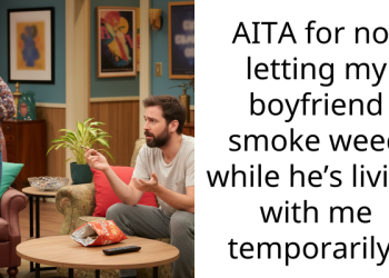AITA for not letting my boyfriend smoke weed while he’s living with me temporarily?