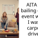 AITA for bailing on an event where I was a carpool driver?