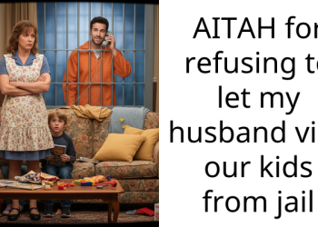 AITAH for refusing to let my husband visit our kids from jail