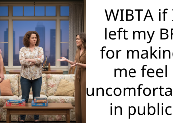 WIBTA if I left my BF for making me feel uncomfortable in public