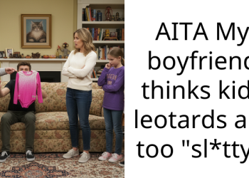 AITA My boyfriend thinks kids leotards are too “sl*tty”