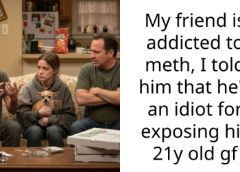 My friend is addicted to meth, I told him that he’s an idiot for exposing his 21y old gf