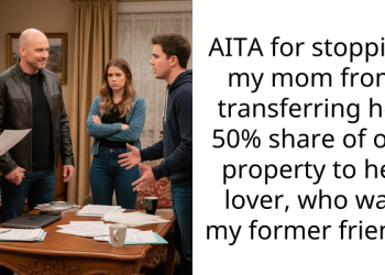 AITA for stopping my mom from transferring her 50% share of our property to her lover, who was my former friend?