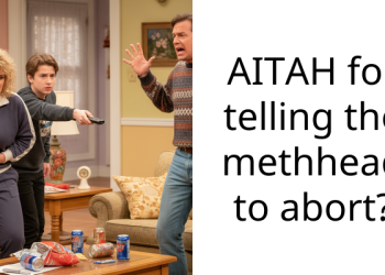 AITAH for telling the methhead to abort?
