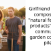 Girlfriend likes to compost her “natural feminine products” in our community garden compost pile