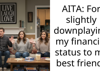 AITA: For slightly downplaying my financial status to my best friend?