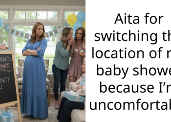 Aita for switching the location of my baby shower because I’m uncomfortable