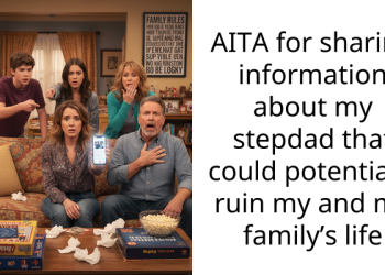 AITA for sharing information about my stepdad that could potentially ruin my and my family’s life