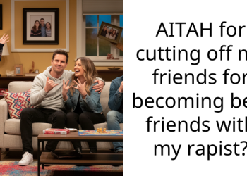 AITAH for cutting off my friends for becoming best friends with my r***st?