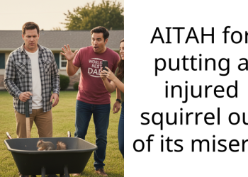 AITAH for putting a injured squirrel out of its misery?