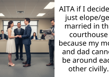 AITA if I decide to just elope/get married in the courthouse because my mom and dad cannot be around each other civilly.