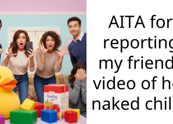 AITA for reporting my friends video of her n**ed child?