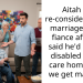 Aitah for re-considering my marriage to my fiance after he said he’d put his disabled son in care home after we get married?