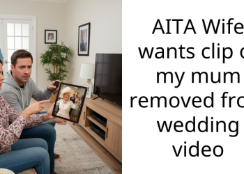 AITA Wife wants clip of my mum removed from wedding video