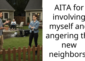AITA for involving myself and angering the new neighbors?