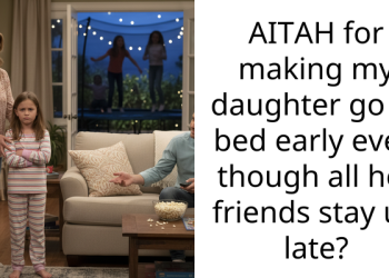 AITAH for making my daughter go to bed early even though all her friends stay up late?