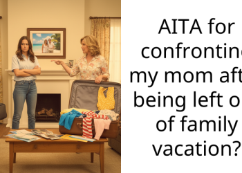 AITA for confronting my mom after being left out of family vacation?