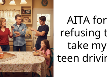 AITA for refusing to take my teen driving