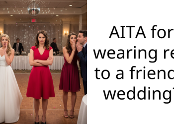 AITA for wearing red to a friend’s wedding?