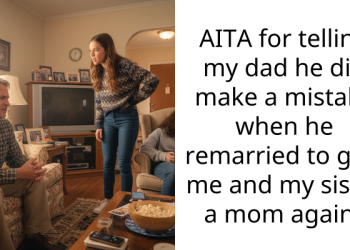 AITA for telling my dad he did make a mistake when he remarried to give me and my sister a mom again?