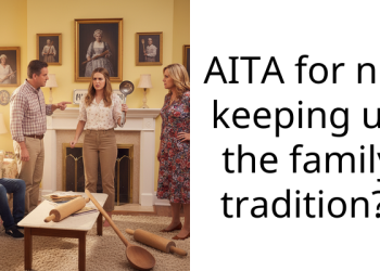 AITA for not keeping up the family tradition?